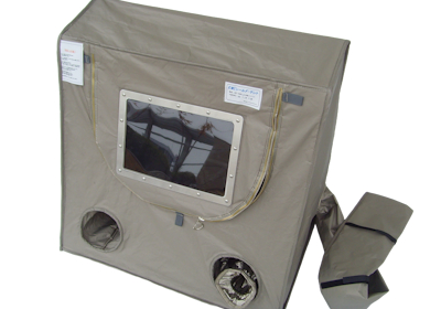 RF/EMI 桌面式屏蔽帐篷-手套盒型